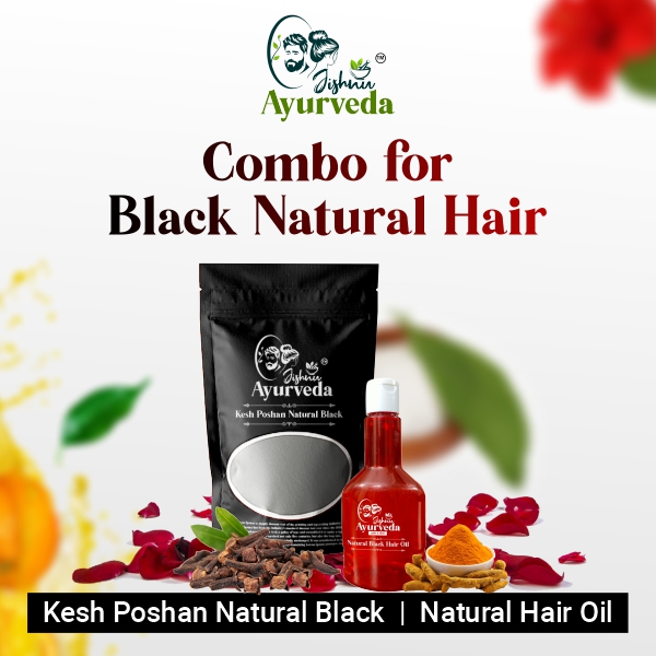 Jishnu Ayurveda’s Combo For Black Natural Hair